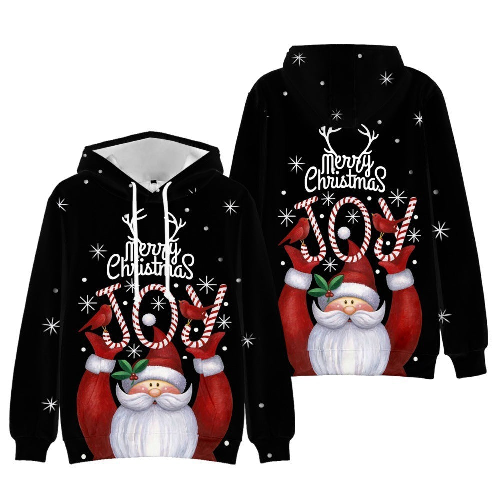 β¨ Merry Christmas Cat Hoodie β Unisex 3D Print Holiday Sweatshirt Cozy Festive Pullover for Pet Lovers β€οΈ