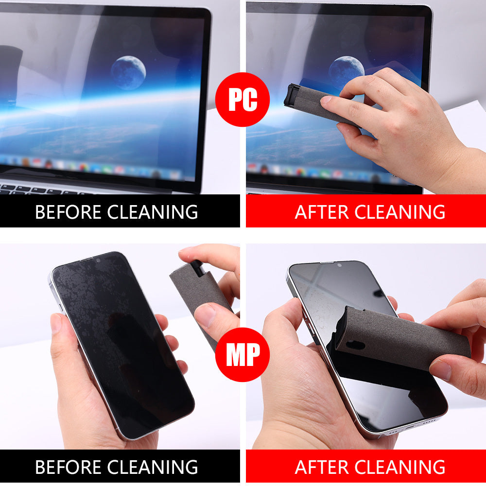 “2-in-1 Mobile Screen Cleaner & Portable Storage Spray – Keep Your Devices Crystal Clear Anywhere”