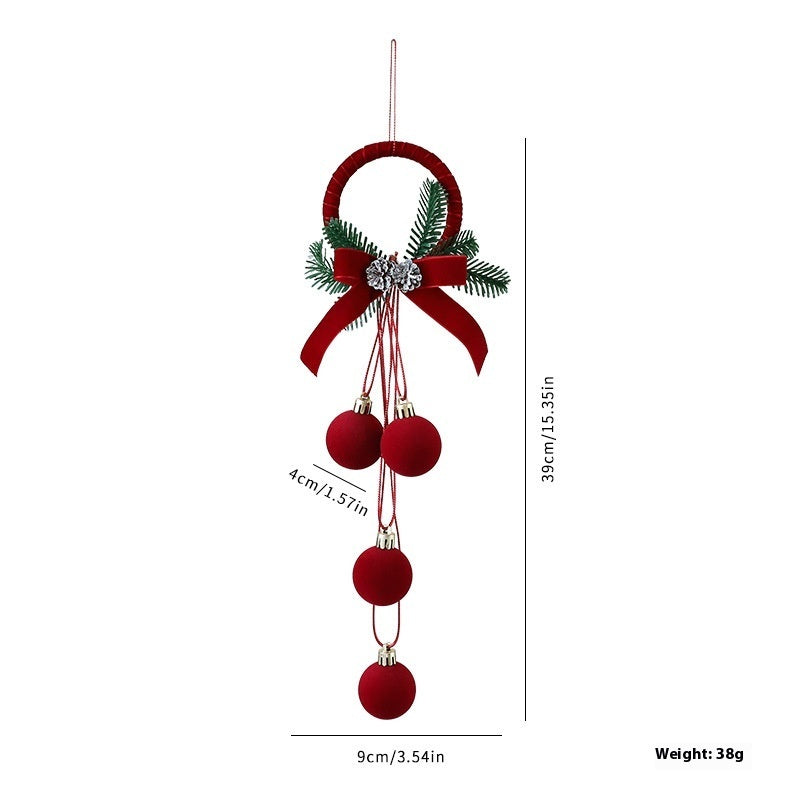 ๐ VelvetChime Christmas Hanging Bells Dรฉcor ๐