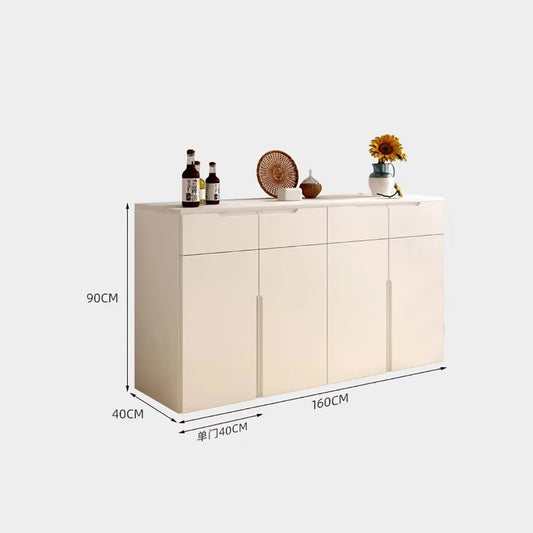 ✨ Modern Space-Saving Nightstand Cabinet – Multi-Door Storage, Vintage Minimalist Bedside Cupboard (80-158cm)