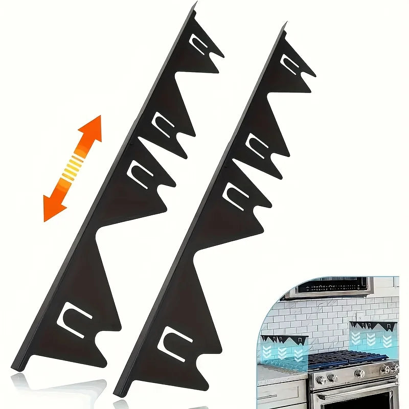 Stainless steal stove gap cover