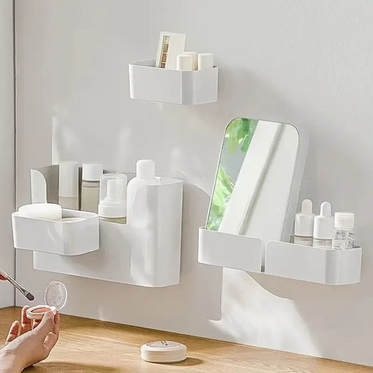 Door-Mounted Storage Pocket – Multi-Use Cabinet Organizer for Kitchen and Bathroom