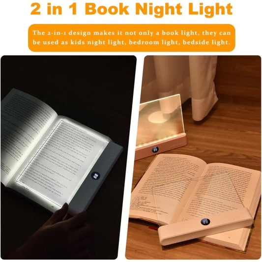 📖 LED Flat Panel Book Light – Eye-Care Reading Lamp for Night Reading 🌙✨