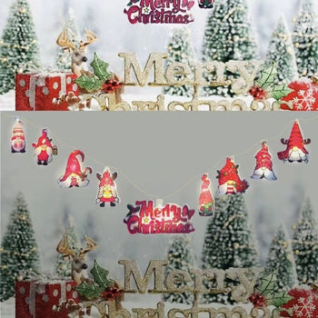LED Santa String Lights β Magical Christmas Tree Decor β¨