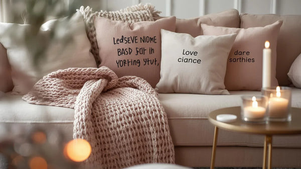🛋️ Custom Pillows & Blankets