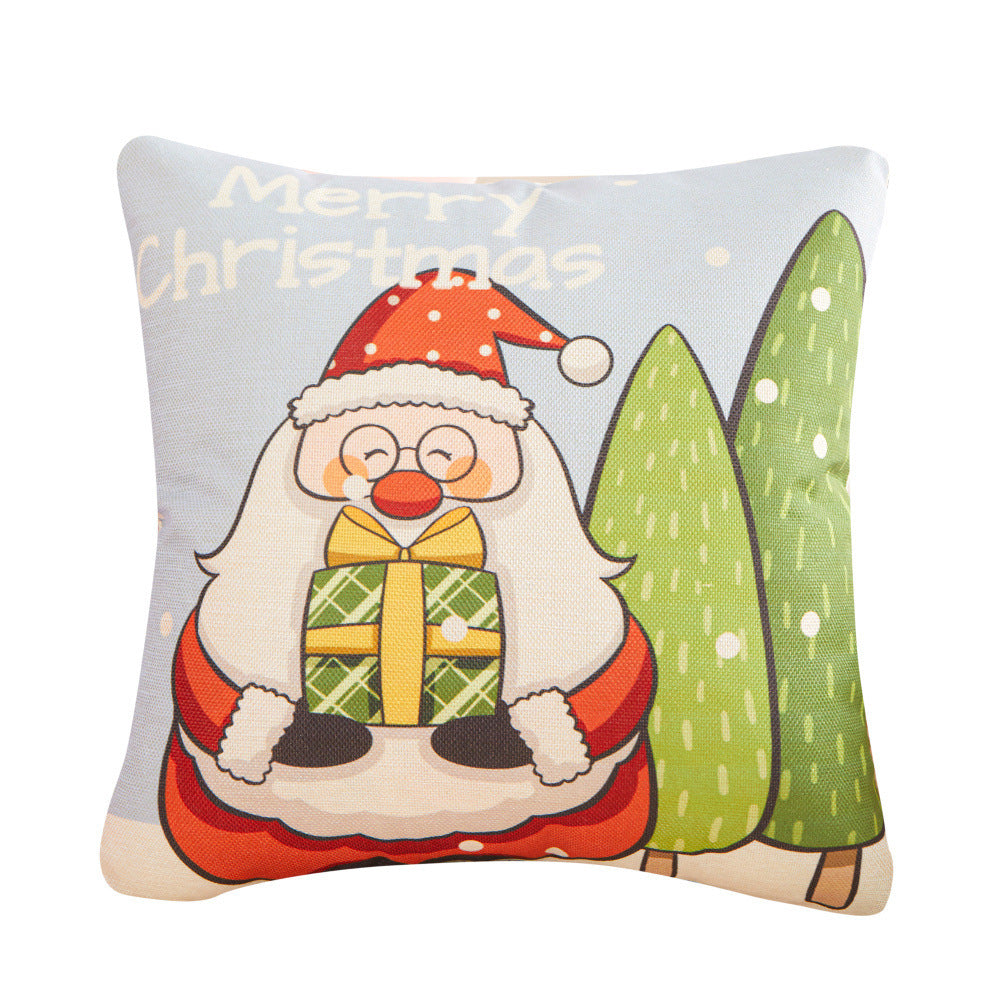 Christmas Throw Pillow Covers – Festive Santa & Holiday Design Cushion Covers (45x45cm) ✨