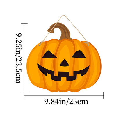 Imitation Wooden Doorplate Ghost Festival Haunted House Horror Atmosphere Decoration