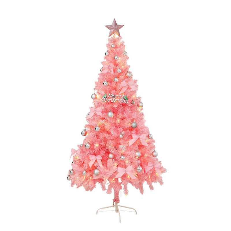 7FT Luxury Pink Christmas Tree  | Pre-Lit LED Lights  | Elegant Ornaments ✨ | Premium Holiday Decoration