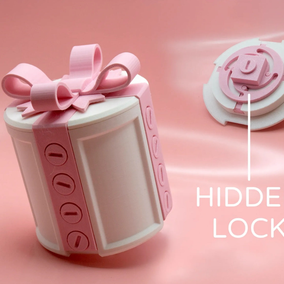 Valentine Bow-Knot Puzzle Gift Box
