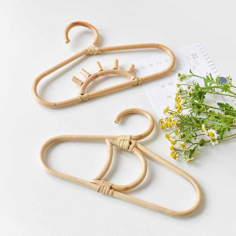 🌞 Sunny Dreams Rattan Hanger Set — Handcrafted Boho Charm, Soft Tones & Full of Cozy Warmth! 🌿✨