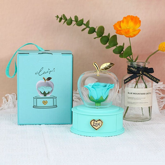 🌹 Preserved Rose Jewelry Display Box – A Forever Love Gift ✨💝