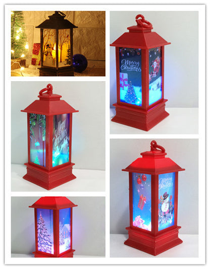 Santa Claus & Snowman Christmas LED Lanterns – Magical Holiday Home Décor ✨