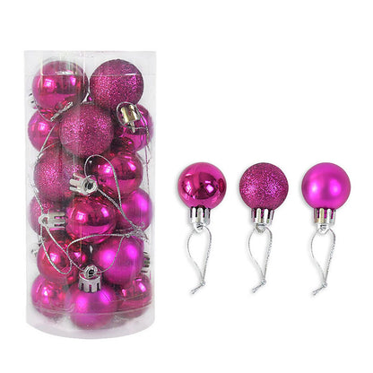Luxury Shiny & Matte Christmas Balls Set – Classic Red Ornaments for a Timeless Holiday Tree ❤️✨