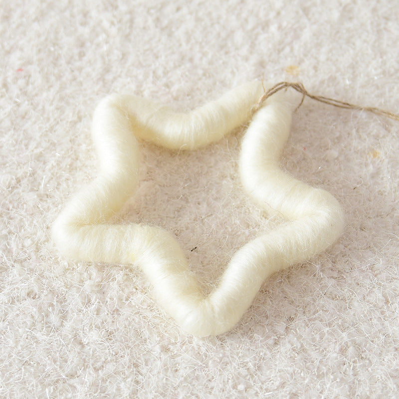 ✨ Felt Snowflake Christmas Ornaments – Soft Handmade Hanging Tree Decorations ❄️ Cozy Winter Holiday Décor Set