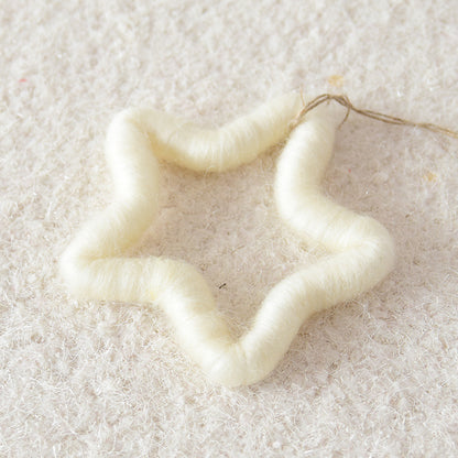 ✨ Felt Snowflake Christmas Ornaments – Soft Handmade Hanging Tree Decorations ❄️ Cozy Winter Holiday Décor Set