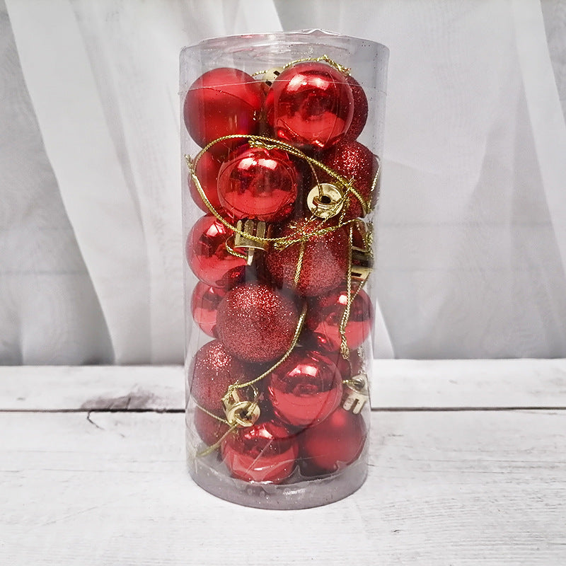 Luxury Shiny & Matte Christmas Balls Set – Classic Red Ornaments for a Timeless Holiday Tree ❤️✨