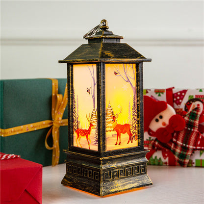 Santa Claus & Snowman Christmas LED Lanterns – Magical Holiday Home Décor ✨