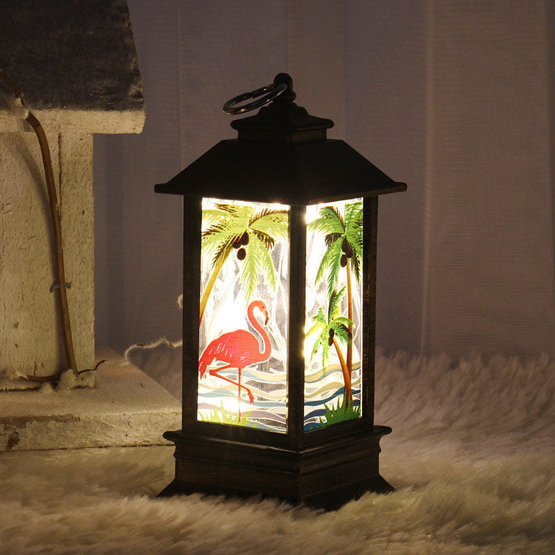 Santa Claus & Snowman Christmas LED Lanterns – Magical Holiday Home Décor ✨