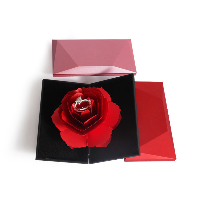 🌹 Eternal Rose Surprise Gift Box – Hidden Jewelry Drawer Valentine Gift 💝