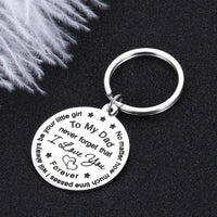 Parents' Day Gift Stainless Steel Keychain Customized Engraving Wholesale