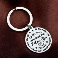 Parents' Day Gift Stainless Steel Keychain Customized Engraving Wholesale