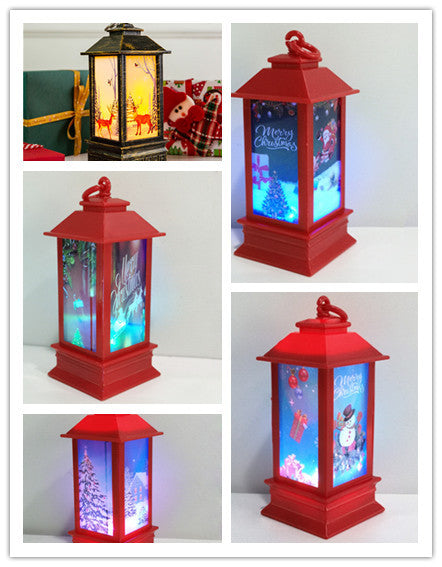 Santa Claus & Snowman Christmas LED Lanterns – Magical Holiday Home Décor ✨