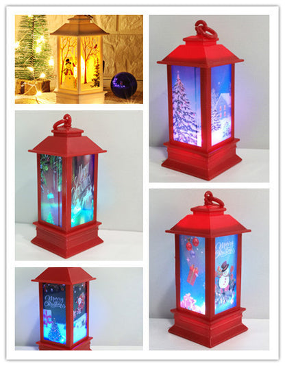 Santa Claus & Snowman Christmas LED Lanterns – Magical Holiday Home Décor ✨