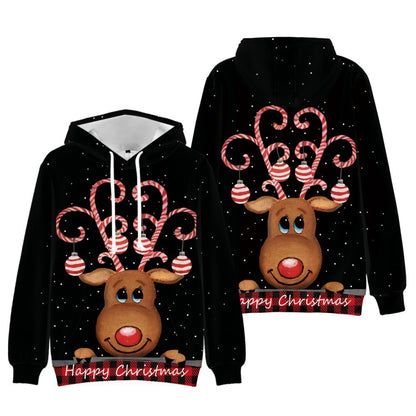 ✨ Merry Christmas Cat Hoodie – Unisex 3D Print Holiday Sweatshirt  Cozy Festive Pullover for Pet Lovers ❤️