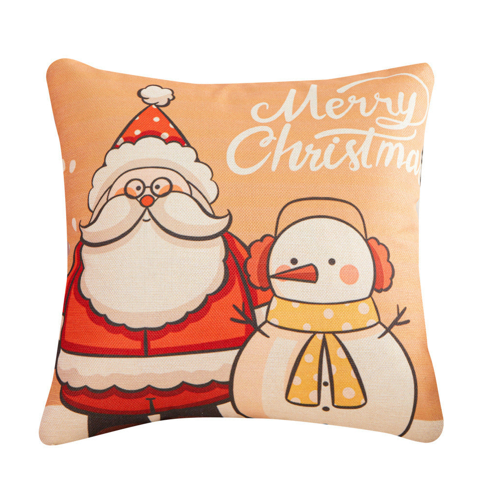 Christmas Throw Pillow Covers – Festive Santa & Holiday Design Cushion Covers (45x45cm) ✨