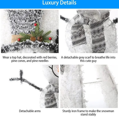 LED Light-Up Snowman – Magical Christmas Glow for Indoor & Outdoor Décor ☃️✨