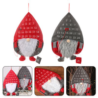 Christmas Countdown Advent Calendar – Cute Faceless Santa Claus Hanging Doll ❤️ Holiday Wall & Door Decoration