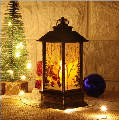 Santa Claus & Snowman Christmas LED Lanterns – Magical Holiday Home Décor ✨