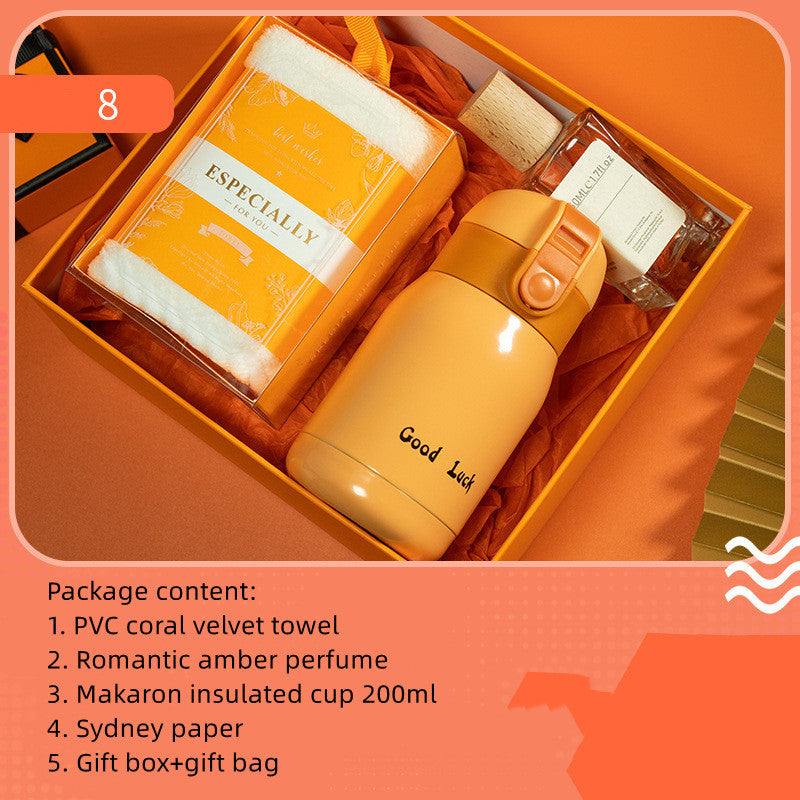 Luxury Business & Wedding Gift Set 💍 | Elegant Green Box with Scented Candle, Soap & Flower for Her & Him 🌿✨