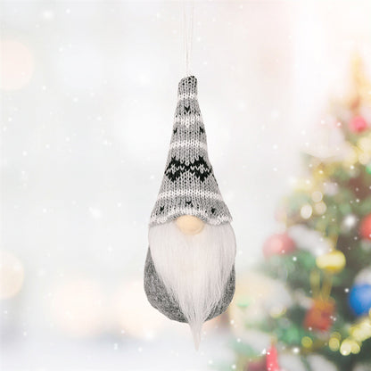 Nordic Christmas Gnome Ornaments – Cozy Knitted Santa Elves for Holiday Magic ‍♂️✨