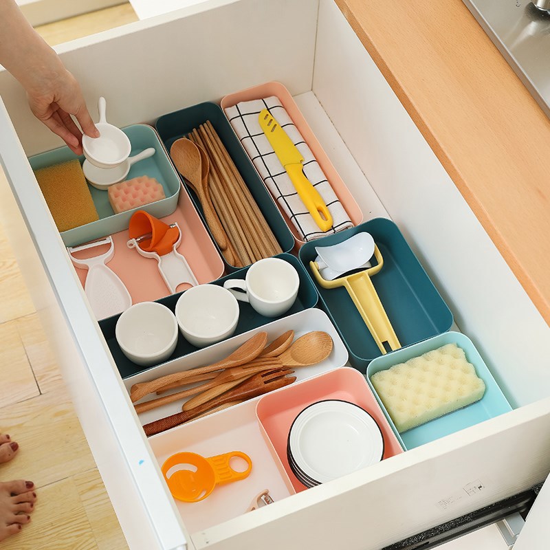 Minimalist Multi-Use Drawer & Desk Organizer Tray – Space Saving Storage Solution