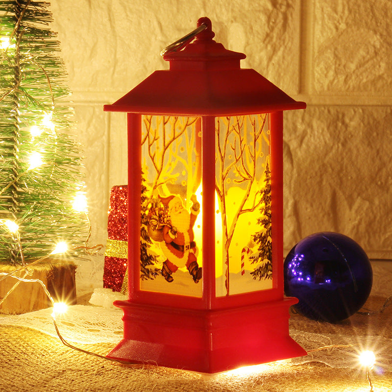 Santa Claus & Snowman Christmas LED Lanterns – Magical Holiday Home Décor ✨