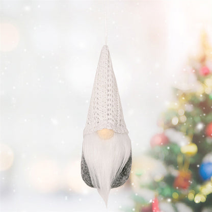 Nordic Christmas Gnome Ornaments – Cozy Knitted Santa Elves for Holiday Magic ‍♂️✨