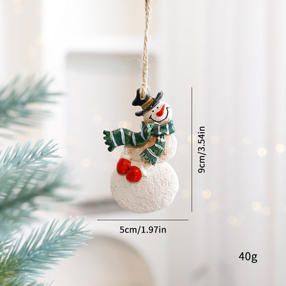 Cute Cartoon Elk & Santa Ornaments – Adorable Resin Christmas Decorations for Tree & Gifts ✨