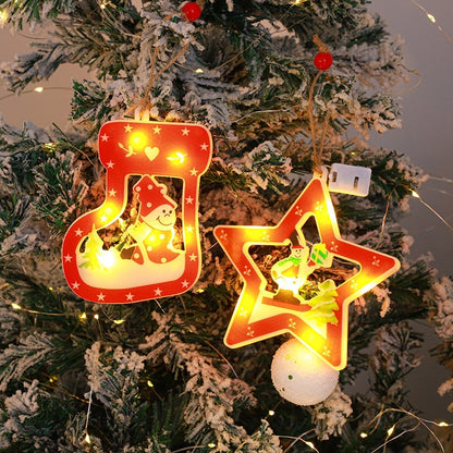 Warm Glow Christmas Pendant Lights – Cozy Wooden Ornaments That Light Up Your Holidays ✨
