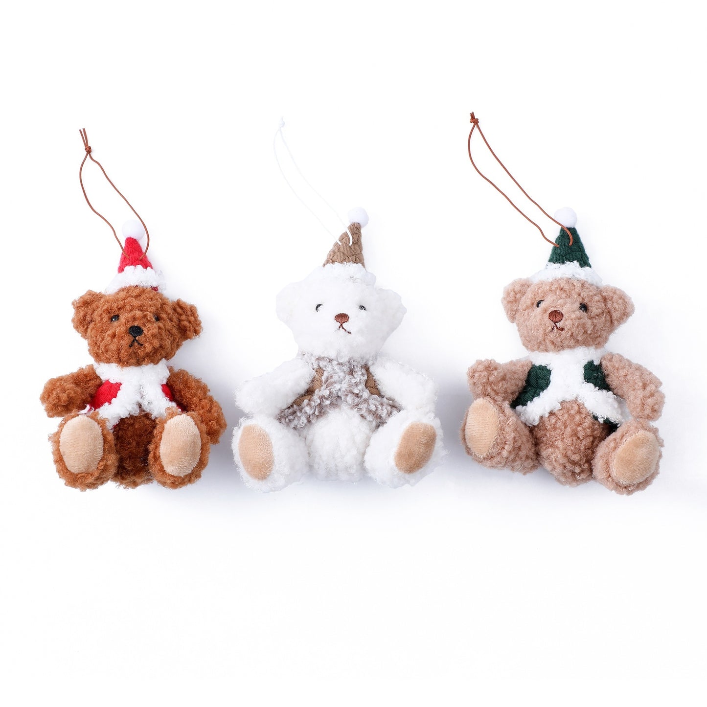 Christmas Decoration Couple Holiday Gift Vest Bear Gift Doll