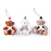 Christmas Decoration Couple Holiday Gift Vest Bear Gift Doll
