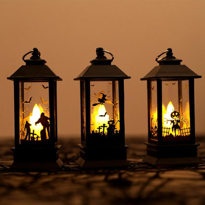Spooky Glow Pumpkin Hand Lamp – Halloween Haunted Decor