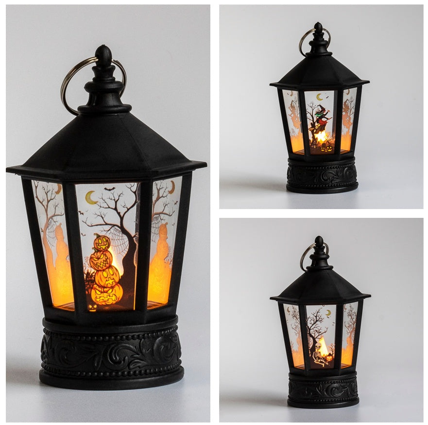 Santa Claus & Snowman Christmas LED Lanterns – Magical Holiday Home Décor ✨