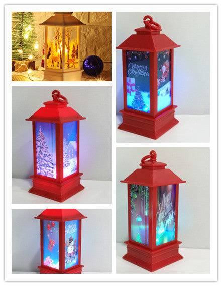Santa Claus & Snowman Christmas LED Lanterns – Magical Holiday Home Décor ✨
