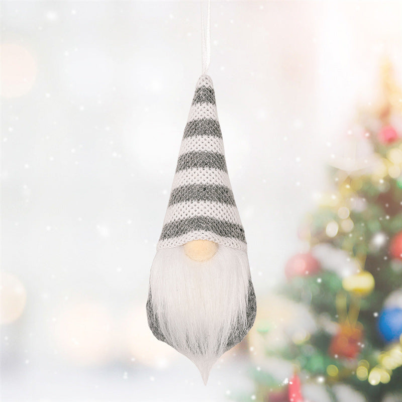 Nordic Christmas Gnome Ornaments – Cozy Knitted Santa Elves for Holiday Magic ‍♂️✨