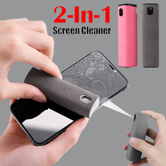 “2-in-1 Mobile Screen Cleaner & Portable Storage Spray – Keep Your Devices Crystal Clear Anywhere”