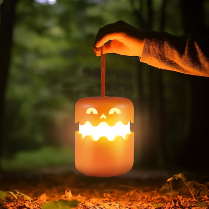 ✨ Foldable Halloween Pumpkin Lamp  – Portable Mini Night Light  | Spooky-Cute Bedside Glow