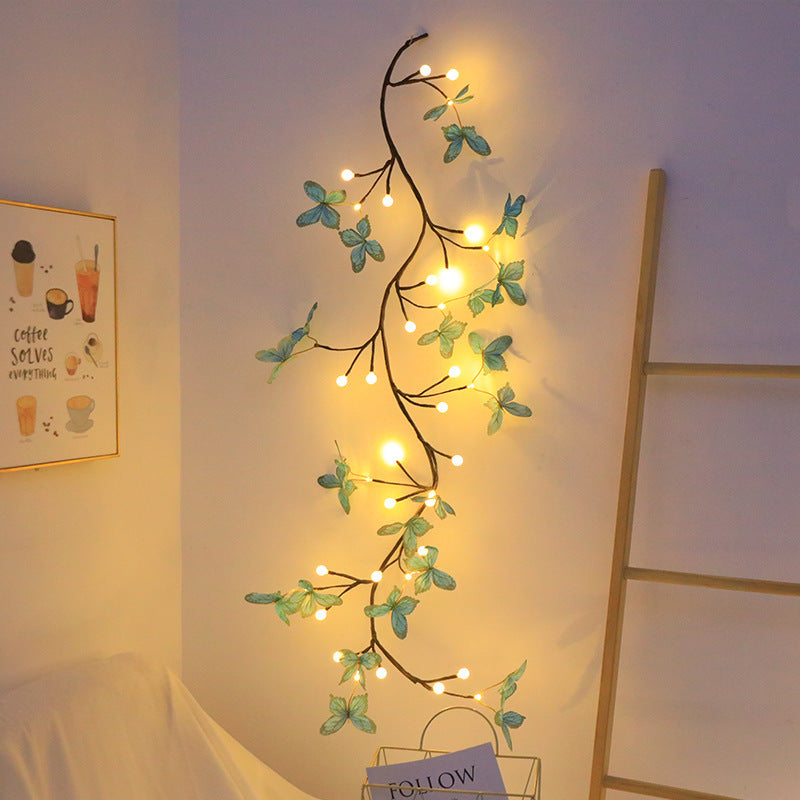 LED Butterfly Tree Lamp – Flexible Rattan Fairy Light for Wall Décor & Cozy Home Lighting