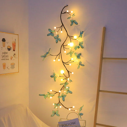 LED Butterfly Tree Lamp – Flexible Rattan Fairy Light for Wall Décor & Cozy Home Lighting