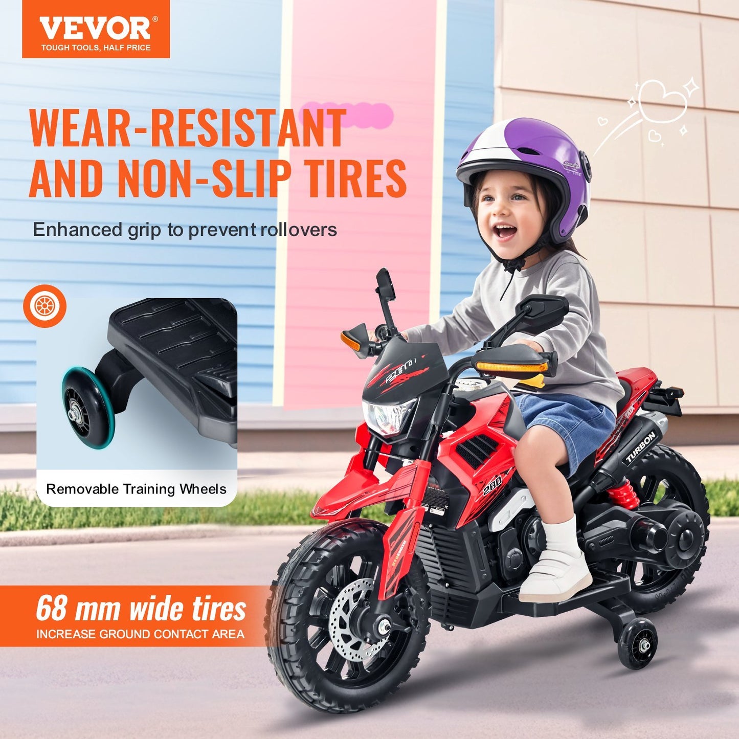 ⚡ Kids Ride-On Electric Motorcycle Bike ️ | 12V Rechargeable Battery  | LED Lights ✨ | Music  | Safe & Fun for Boys & Girls  | Perfect Christmas Gift